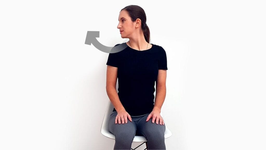 Rotacija vratu korak 2