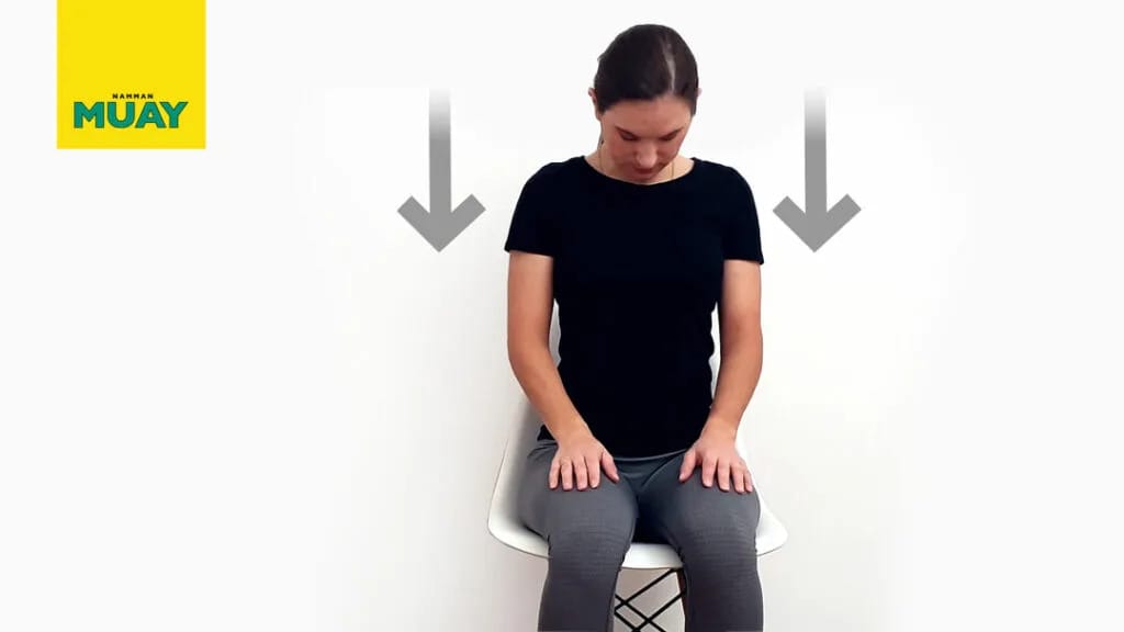 Zervikale Flexion gegen Nackenschmerzen