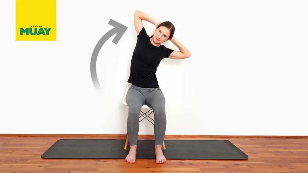 Thorakale Seitbeuge-Dehnung